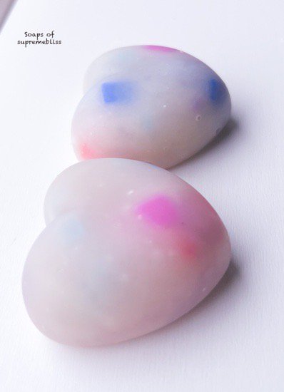 つなげる石けん　ミニハート