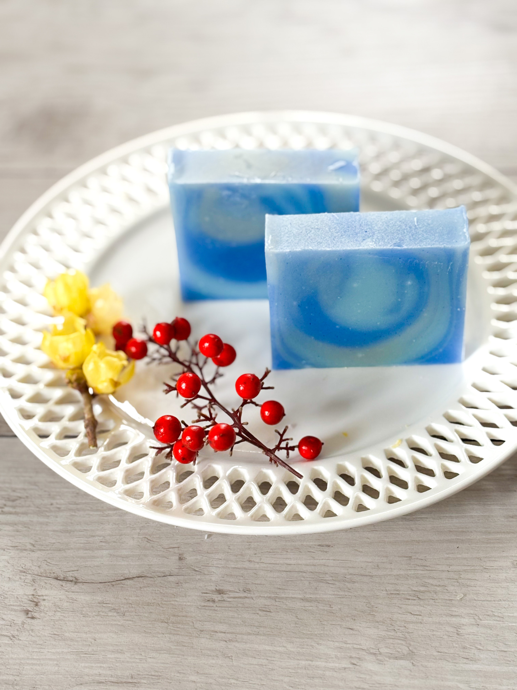 購入者限定プレゼント有り＊最強幸運日の石けん　蒼の財運チャージ　レギュラー＆ミニセット　