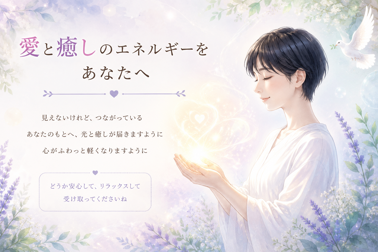 クリアリング音源付き『健康・美しさ・人間関係の流れを整える 特別遠隔ヒーリング』